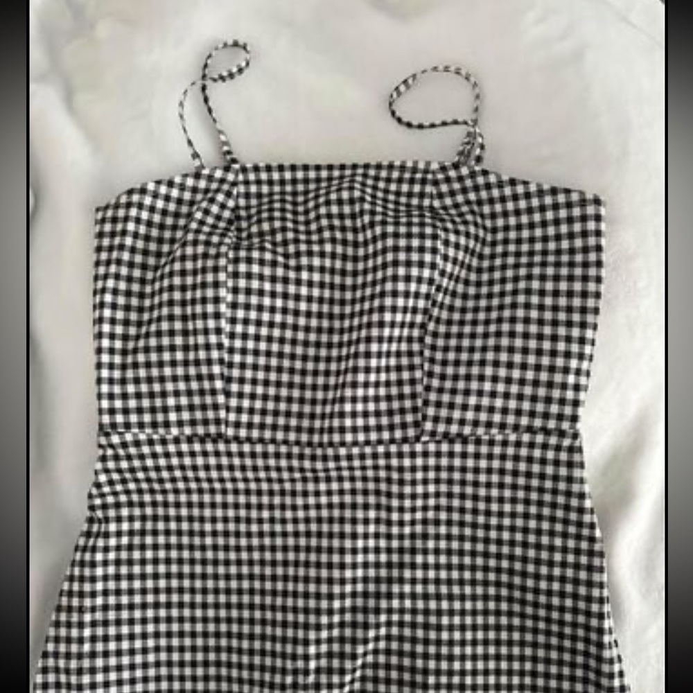 Plaid dress size M